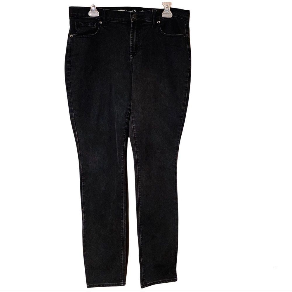 OldโNavyย SweetheartโBlackโWashโJeansโSizeโ12โLong